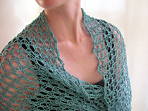 loomknittingdesigns.com - Waves of Lace Shawl pattern